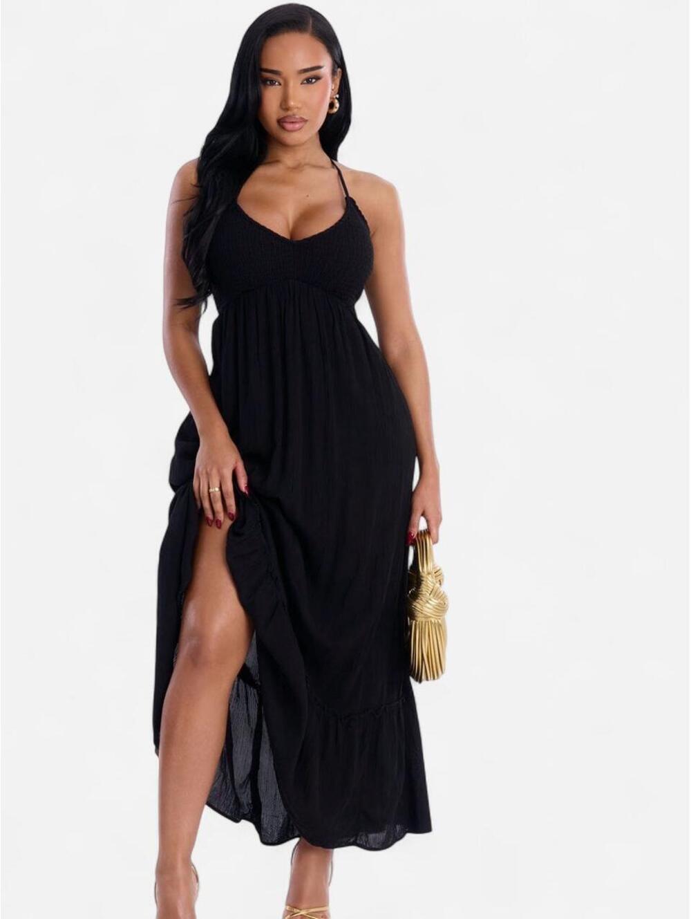 Fashion Nova Women's Black Dress